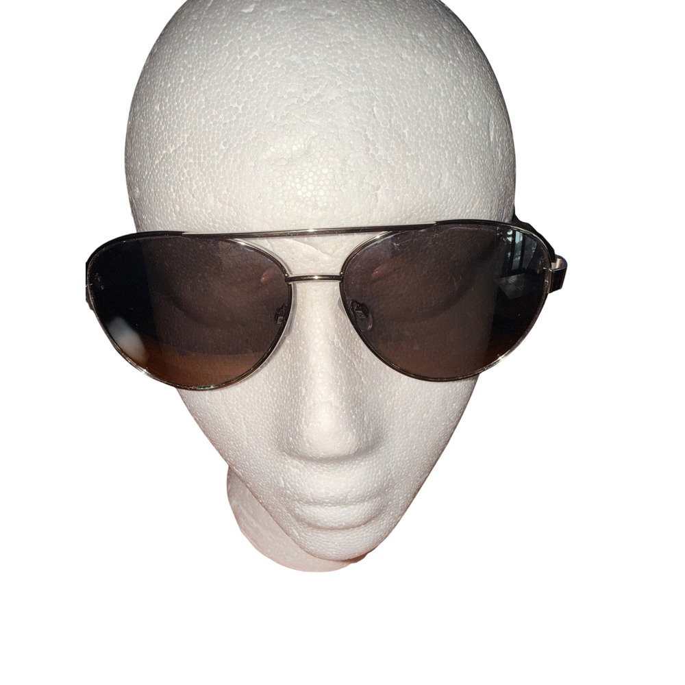 Pano Eyewear ES2005 Aviator Sunglasses Gunmetal Metal Frame Matte Black Temples